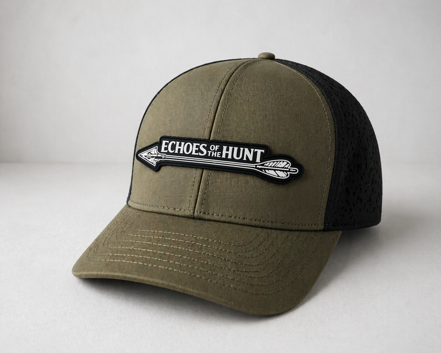 Olive Drab Echoes of the Hunt Arrow Hat