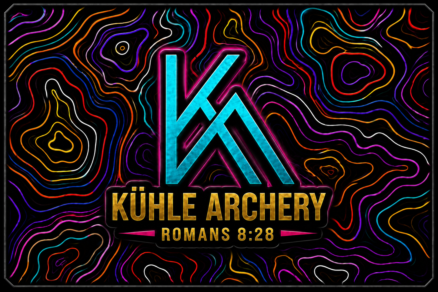 Kuhle Archery all color topo wrap pad