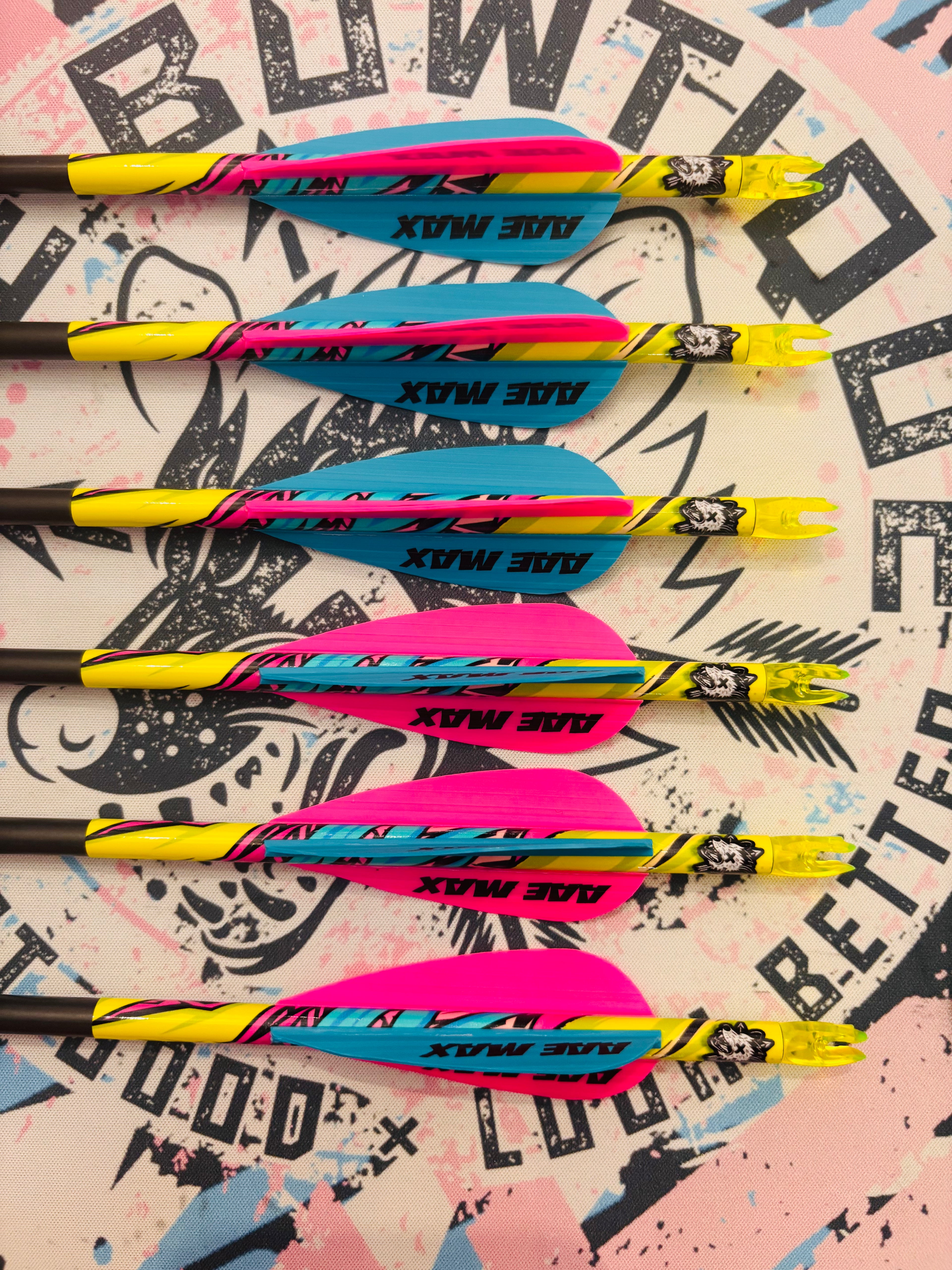 Pre-Fletched Ratel Arrows by Kuhle Archery