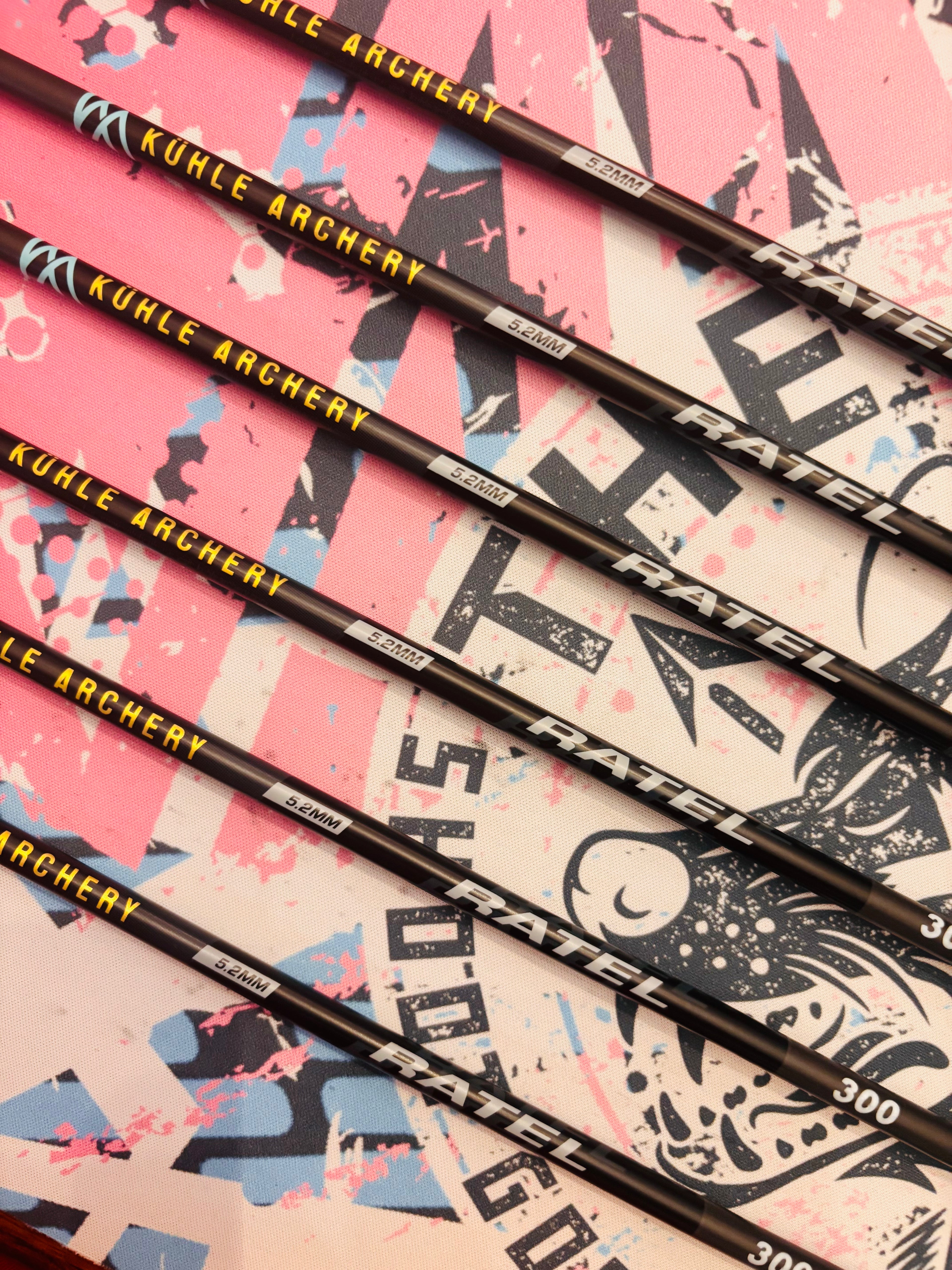Pre-Fletched Ratel Arrows by Kuhle Archery