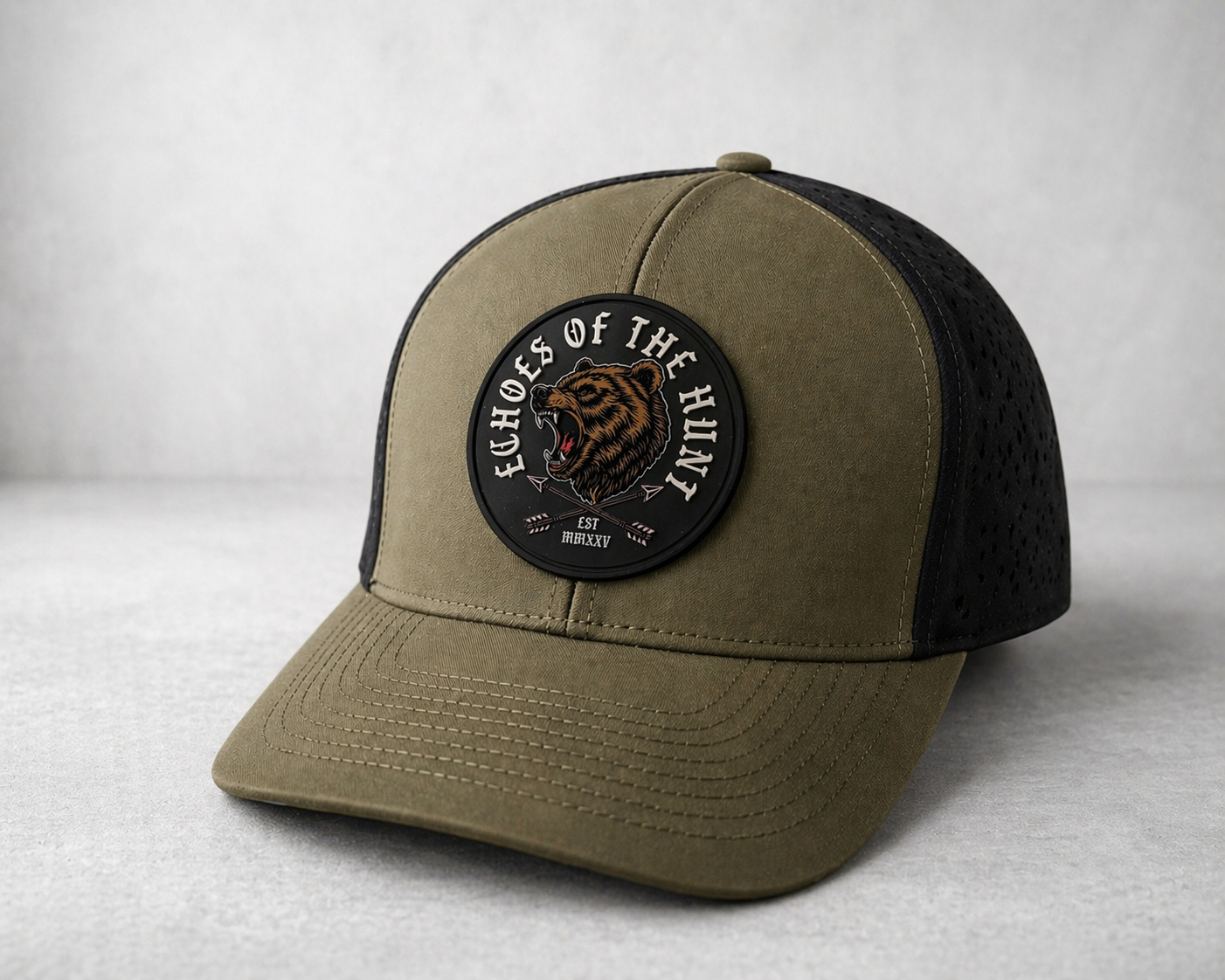 Olive Drab Bear Hat